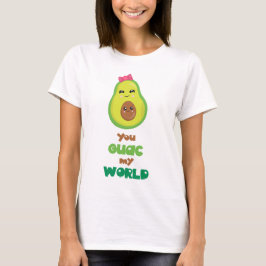 Camiseta Usted Guac mi retruécano del aguacate del mundo