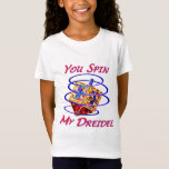 Camiseta Usted hace girar mi Dreidel<br><div class="desc">Usted hace girar mi camiseta de Dreidel,  tarjetas y los botones son grandes presente de Chanukah para eso especial alguien. Dreidel,  dreidel,  dreidel…</div>