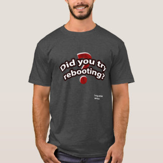 Camiseta Usted intentó reanudar