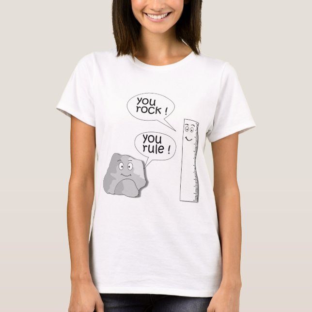 Camiseta usted le oscila regla (Anverso)