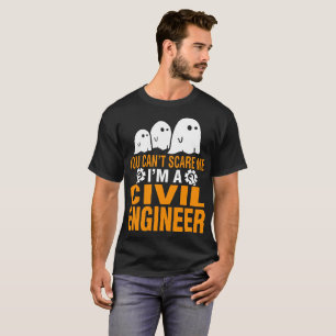 Camiseta Usted linado me asusta que soy ingeniero civil