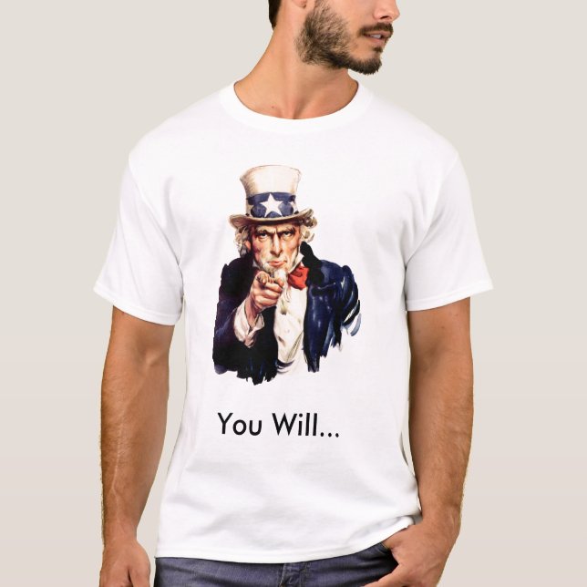 Camiseta Usted lo va a hacer (Anverso)