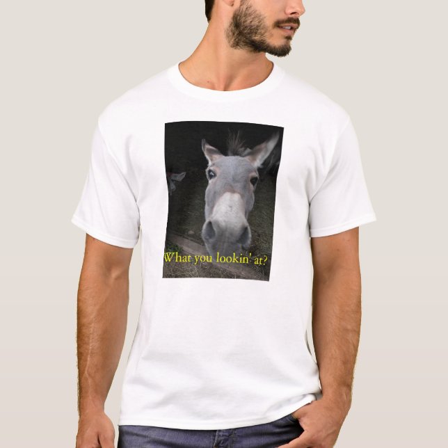 Camiseta ¿Usted lookin en mí? (Anverso)