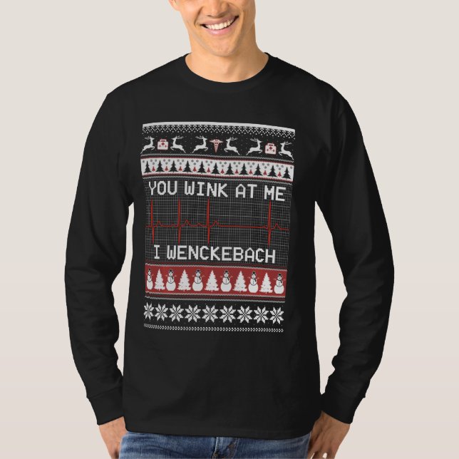 Camiseta Usted Me Invierte Wenckebach Perfecto Para Médico  (Anverso)
