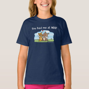 Camiseta Usted me tenía en el tejido - fechas del perrito