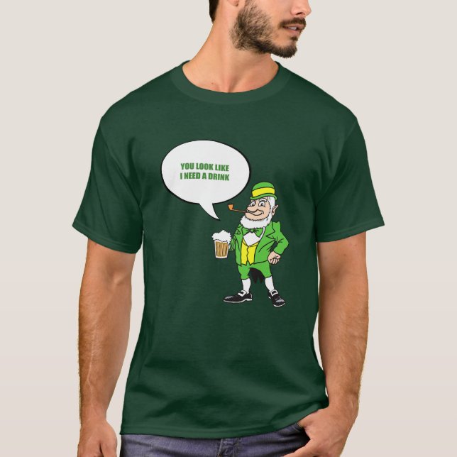 CAMISETA USTED MIRA COMO NECESITO UNA BEBIDA (Anverso)