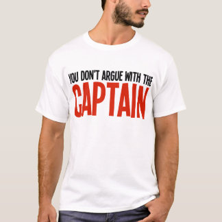 Camiseta Usted no discute con el capitán