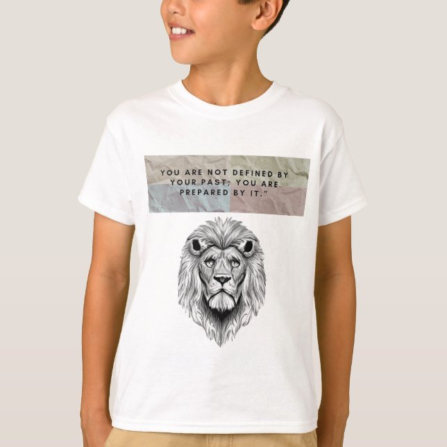 Camiseta Usted no está definido por su pasado; usted (Anverso)