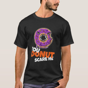 Camiseta USTED NO ME ASUSTA Kawaii Zombie Donut Halloween T