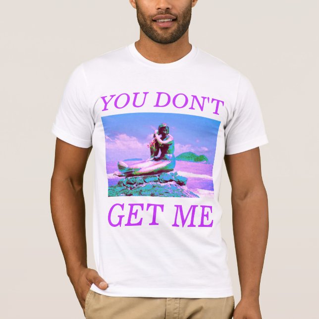 Camiseta usted no me consigue stylized (Anverso)