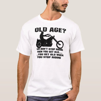 Camiseta Usted no para el montar cuando usted consigue