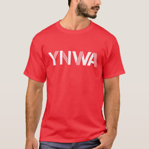 Camiseta Usted nunca camina rojo solo de YNWA