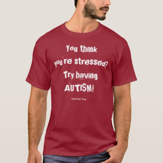 Camiseta ¿Usted piensa que le subrayan? ¡Intento que tiene