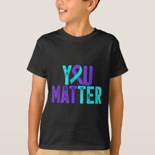 Camiseta Usted - Prevención del Suicidio Cinta de Concienci