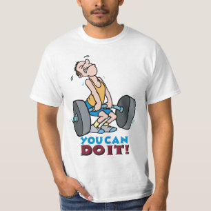Camiseta Usted puede hacerlo - juego de palabra