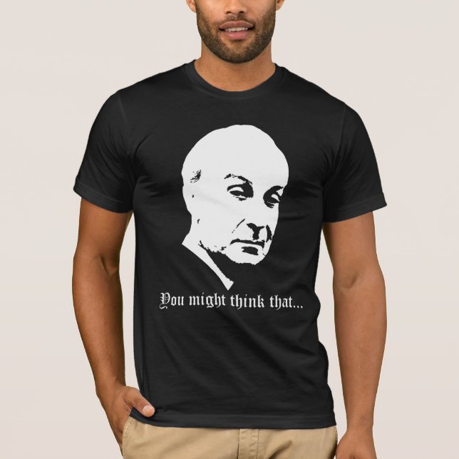 Camiseta Usted puede ser que piense eso… (Anverso)