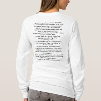Camiseta Usted sabe que usted ha sido un whe demasiado