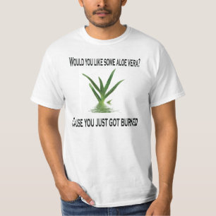 Camiseta ¿Usted tienen gusto de algo de áloe Vera?