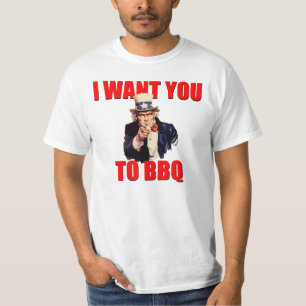 Camiseta USTED Want's del tío Sam al Bbq