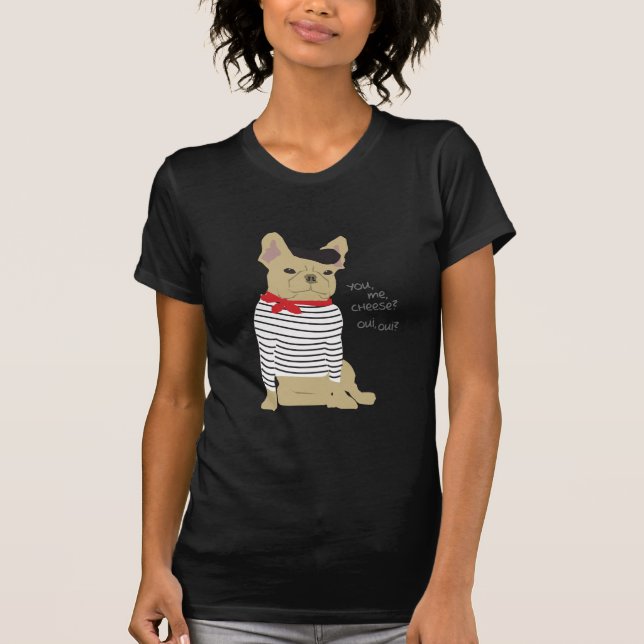 Camiseta ¿Usted, yo, queso? (Anverso)
