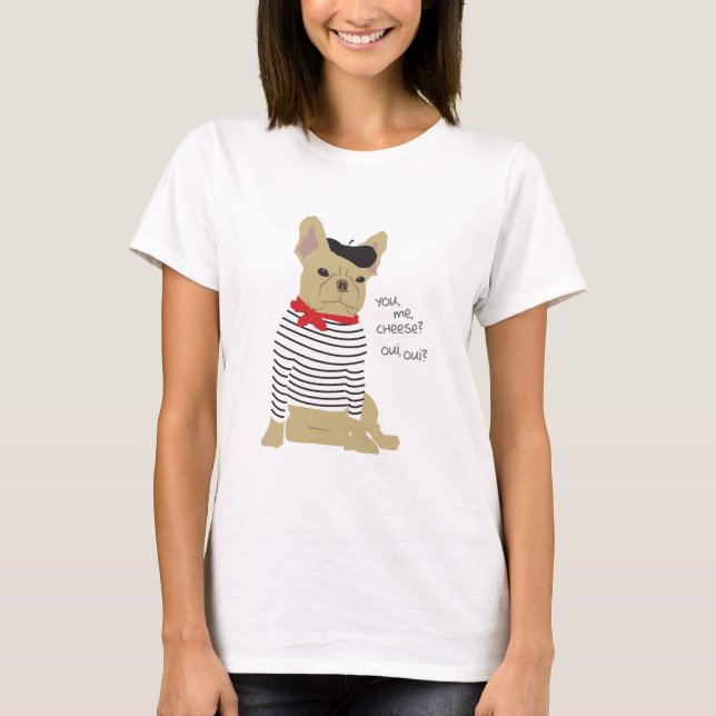 Camiseta ¿Usted, yo, queso? (Anverso)