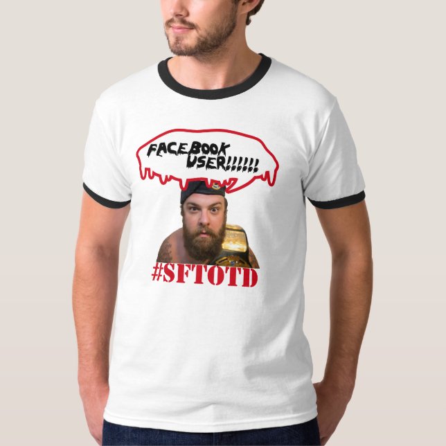 Camiseta ¡Usuario de Facebook!!!!! (Anverso)