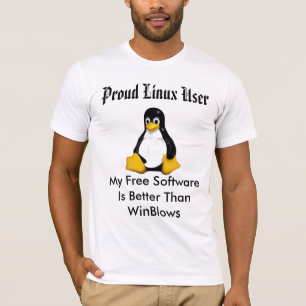 Camiseta usuario orgulloso del linux de