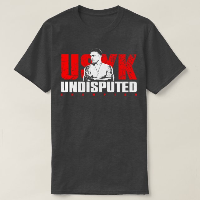 Camiseta Usyk indiscutible (Diseño del anverso)