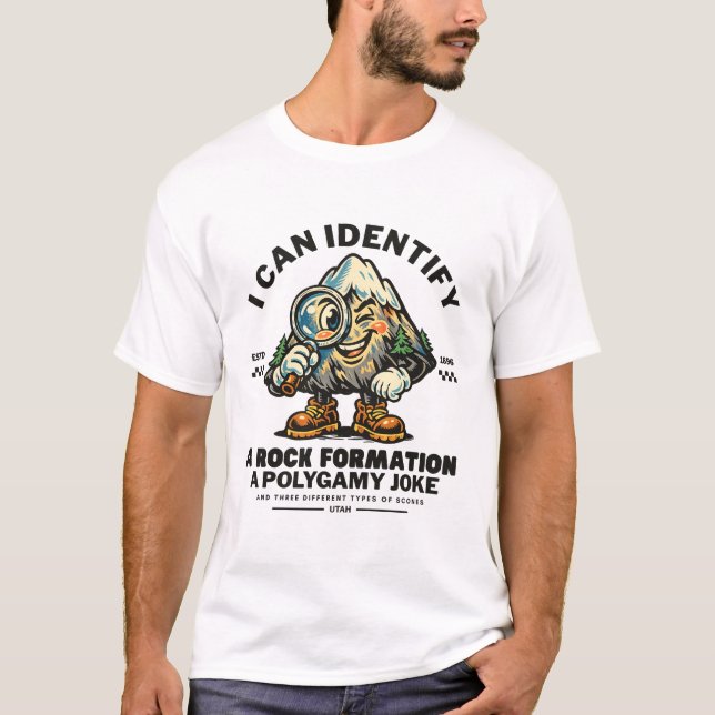 Camiseta Utah : a rock formation (Anverso)