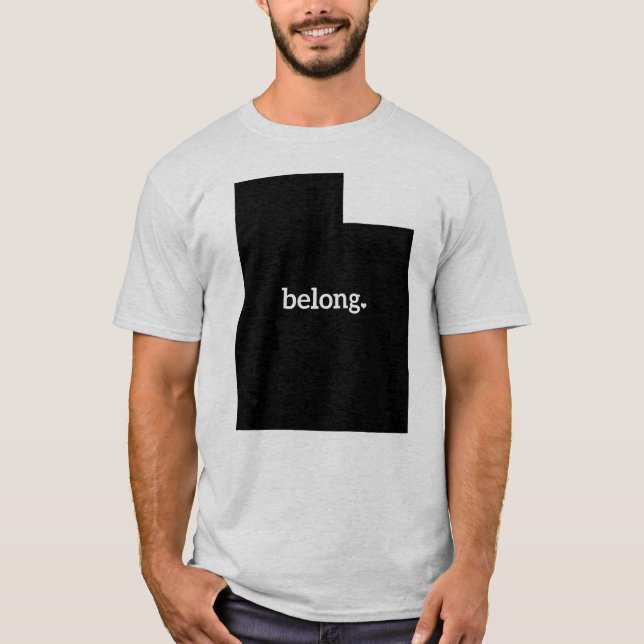 Camiseta Utah Belong State Map T-Shirt (Anverso)