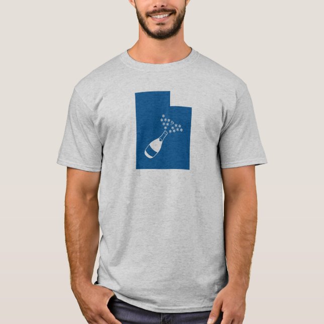 Camiseta Utah Champagne Powder (Anverso)