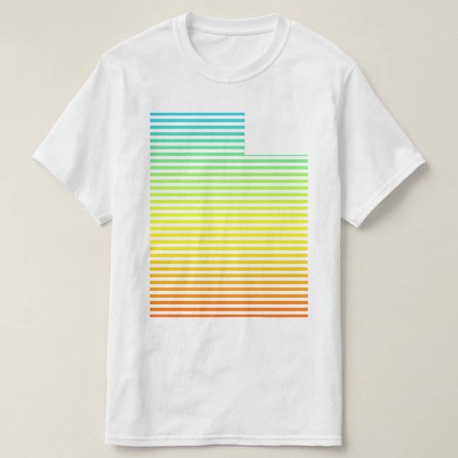Camiseta utah chill fade (Diseño del anverso)