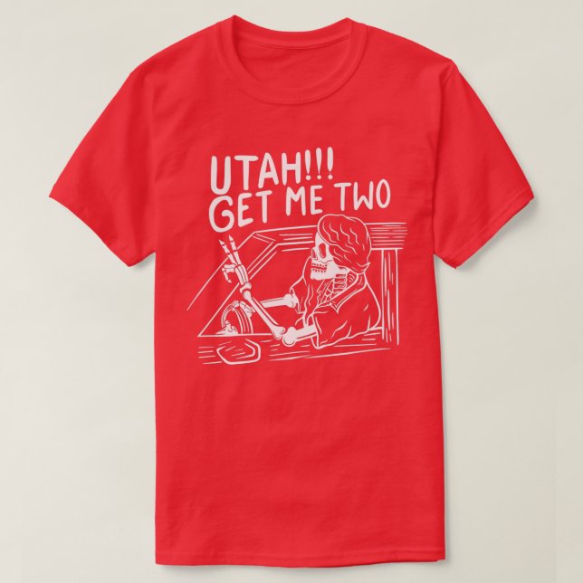 Camiseta utah consígueme dos (Diseño del anverso)