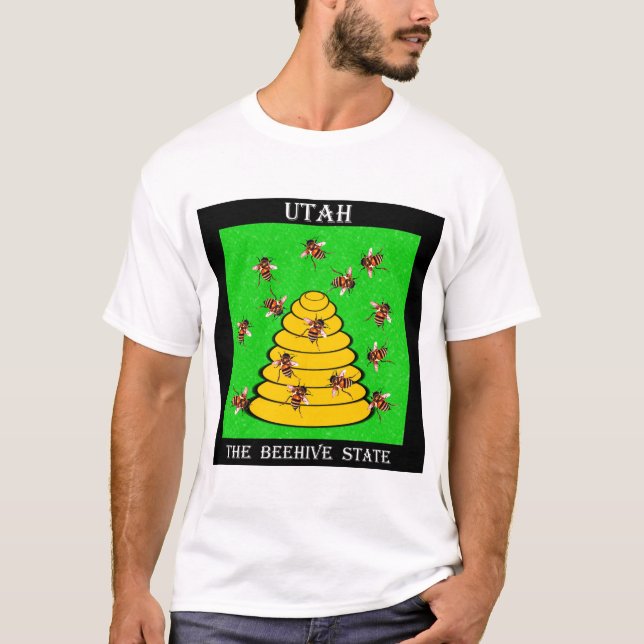 Camiseta Utah el estado de la colmena (Anverso)