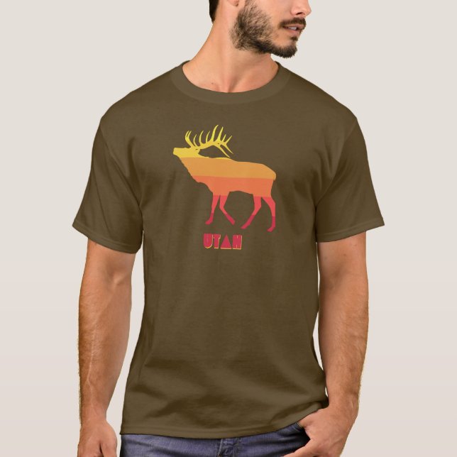 Camiseta Utah Elk (Anverso)