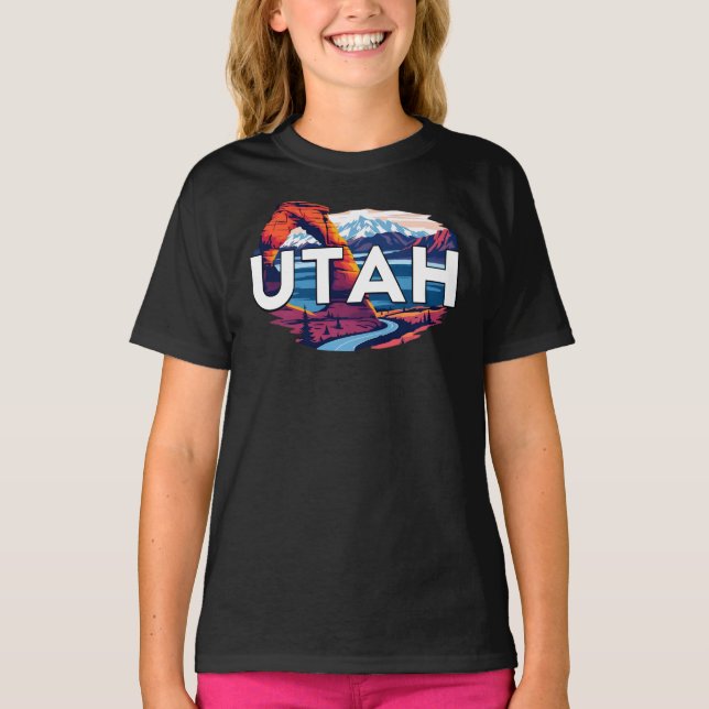 Camiseta Utah Estados Unidos de América (Anverso)