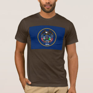 Camiseta Utah: La Bandera, Industria Del Estado De La Beehi