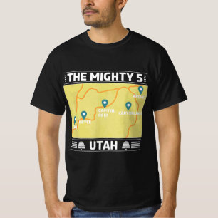 Camiseta Utah: Los Poderosos Cinco Parques Nacionales