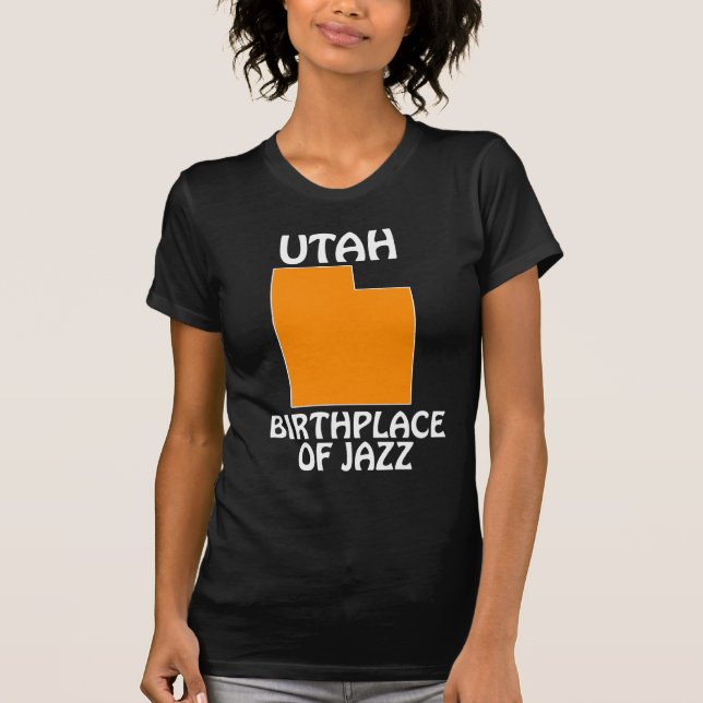 Camiseta Utah - Lugar de nacimiento del Jazz (Anverso)