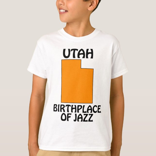 Camiseta Utah - Lugar de nacimiento del Jazz (Anverso)