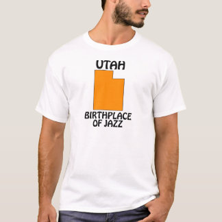 Camiseta Utah - lugar de nacimiento del jazz