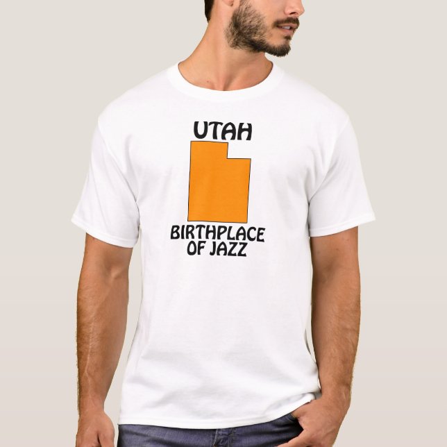 Camiseta Utah - lugar de nacimiento del jazz (Anverso)