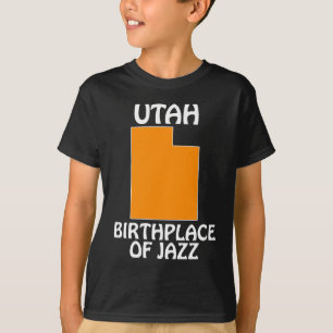 Camiseta Utah - Lugar de nacimiento del Jazz