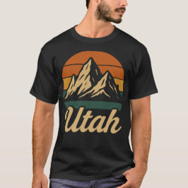 Camiseta Utah Mountains USA State