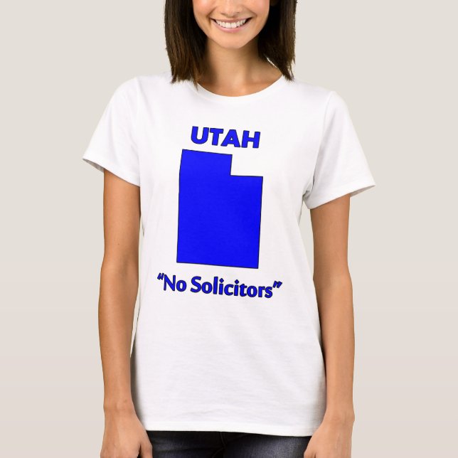Camiseta Utah - No Solicitudes (Anverso)