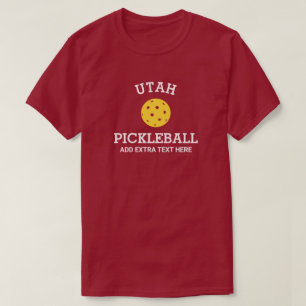 Camiseta Utah Pickleball Add Club, Personalizado de nombres