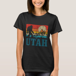 Camiseta Utah Pie Grande Montañas Vintage Caminata Camping