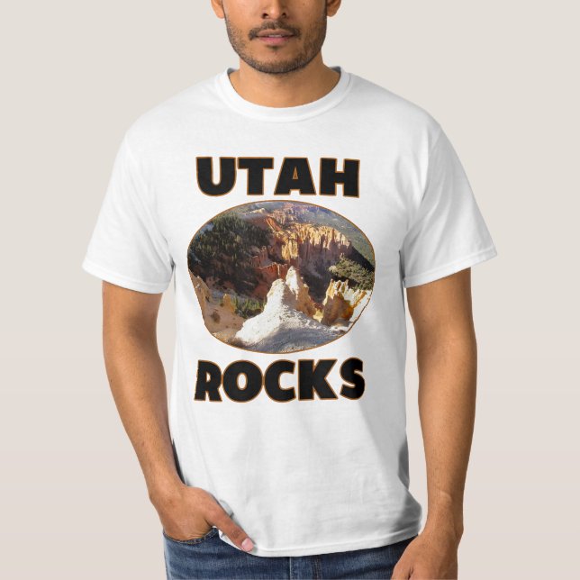 Camiseta utah rock vintage (Anverso)