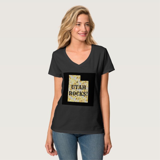CAMISETA ¡UTAH ROCKS! (Anverso completo)