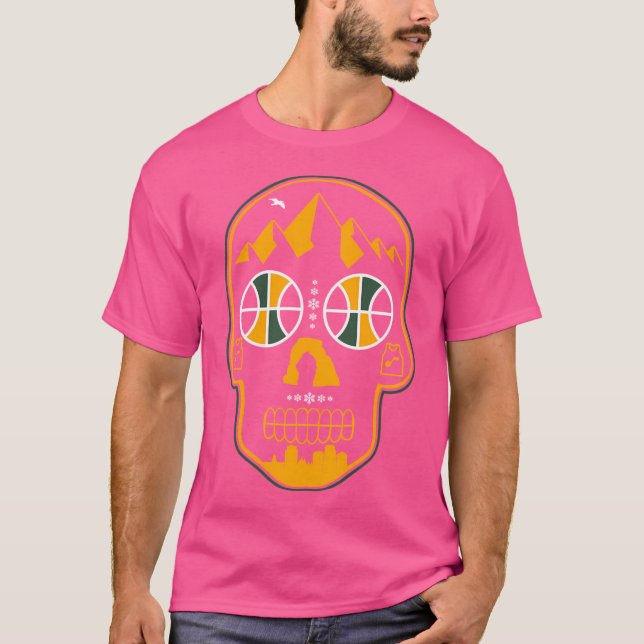 Camiseta Utah Sugar Skull (Anverso)